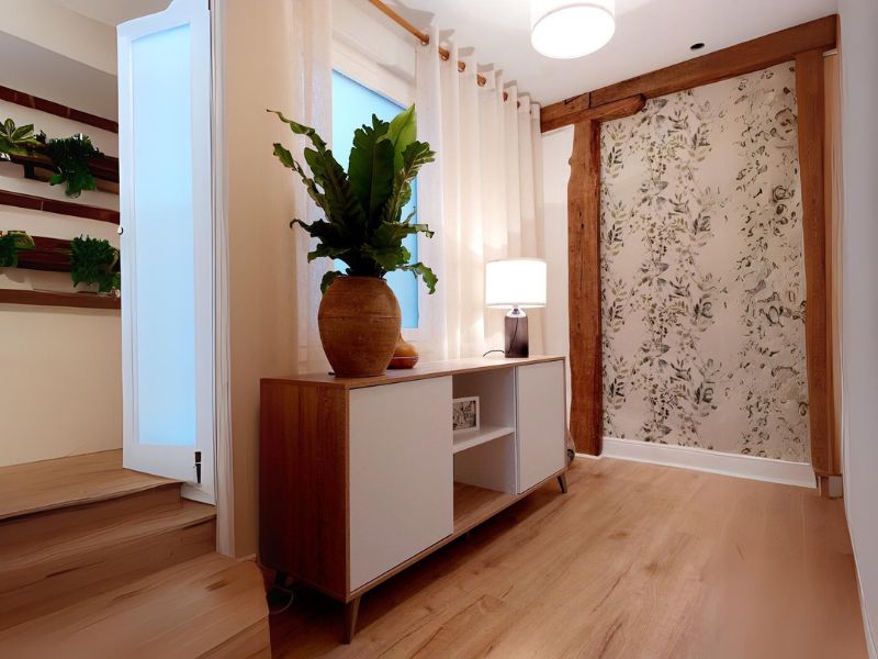 Foto de cliente de Aparador Kikua Plus 3 puertas roble blanco 154 cm