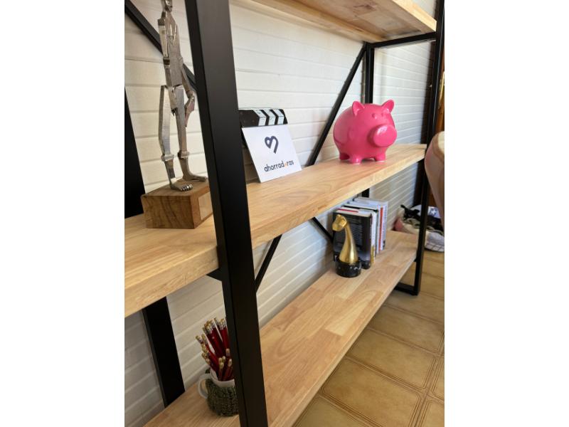 Foto de cliente de Estanteria Plank 4 madera roble nordish salvaje industrial 150x180x35 cm