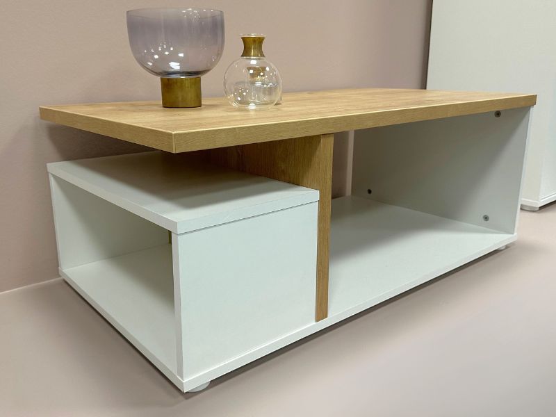 Foto de cliente de Pack Muebles Salón Completo Acces Color Roble Hamilton Y Blanco Mate
