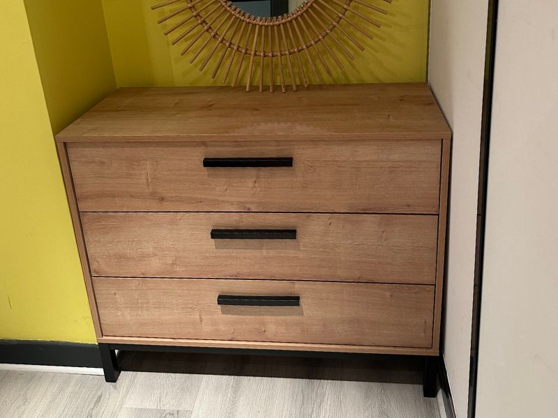 Foto de cliente de Dormitorio Matrimonio Estilo Industrial Craft Roble Hamilton y Negro Mate