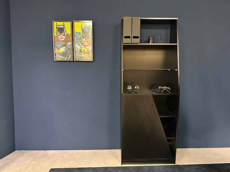 Foto de cliente de Estantería Librería Gaming Venom Negro Mate 185x72x34 cm