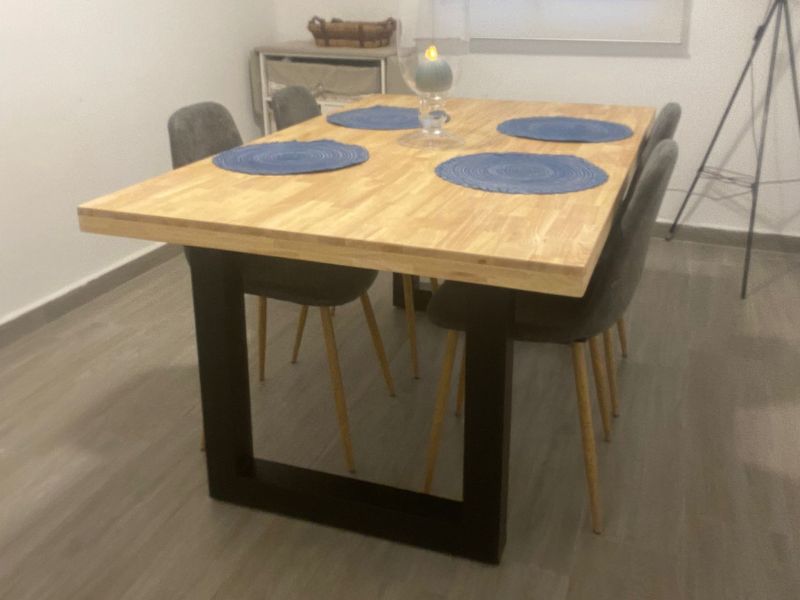 Foto de cliente de Mesa comedor Loft roble nordish salvaje industrial 160x100 cm