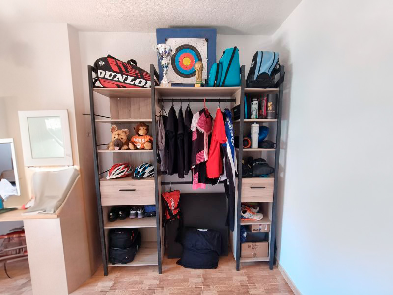 Foto de cliente de Vestidor Armario Abierto Urano Roble Kronberg 180x208 cm