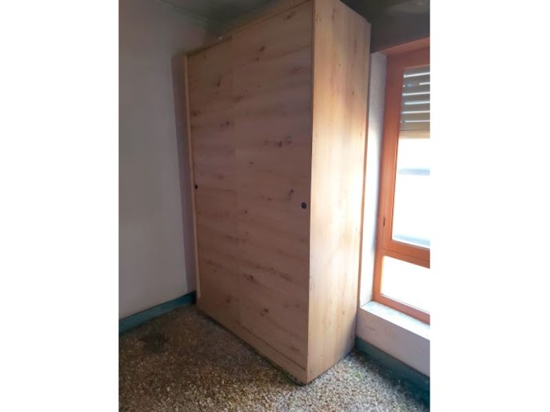 Foto de cliente de Armario Puertas Corredera Enzo Color Roble Nodi 120x200 cm