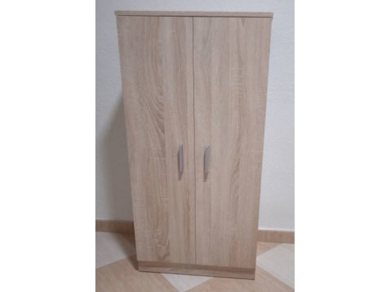 Foto de cliente de Mueble Zapatero Recibidor Armario Con 2 Puertas Y Estantes Roble Canadian 55 cm