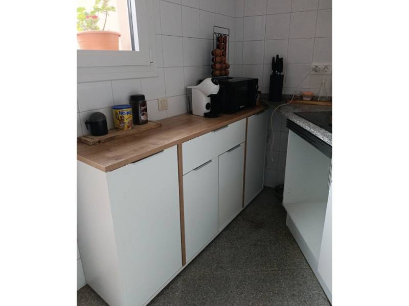 Foto de cliente de Aparador Salón Acces 4 Puertas Roble Hamilton y Blanco Mate 161 cm