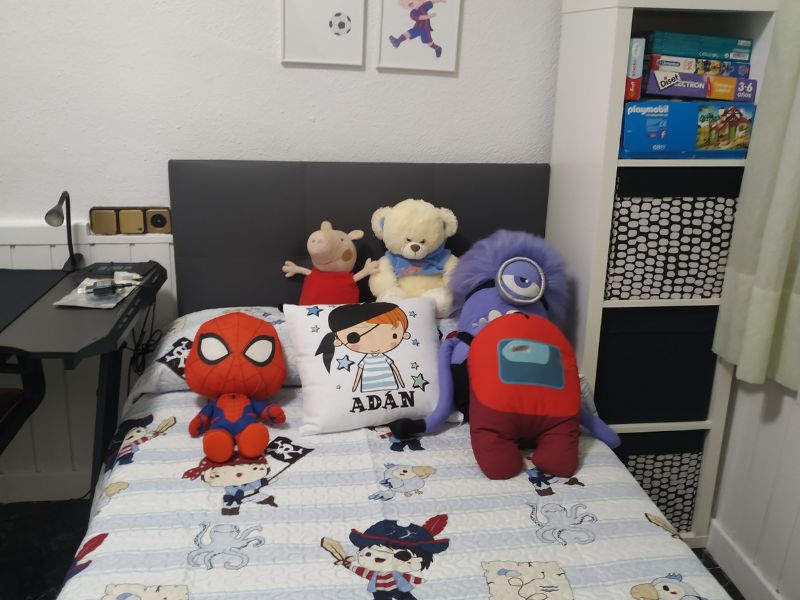Foto de cliente de Cabecero de Cama Polipiel Gris 105 cm