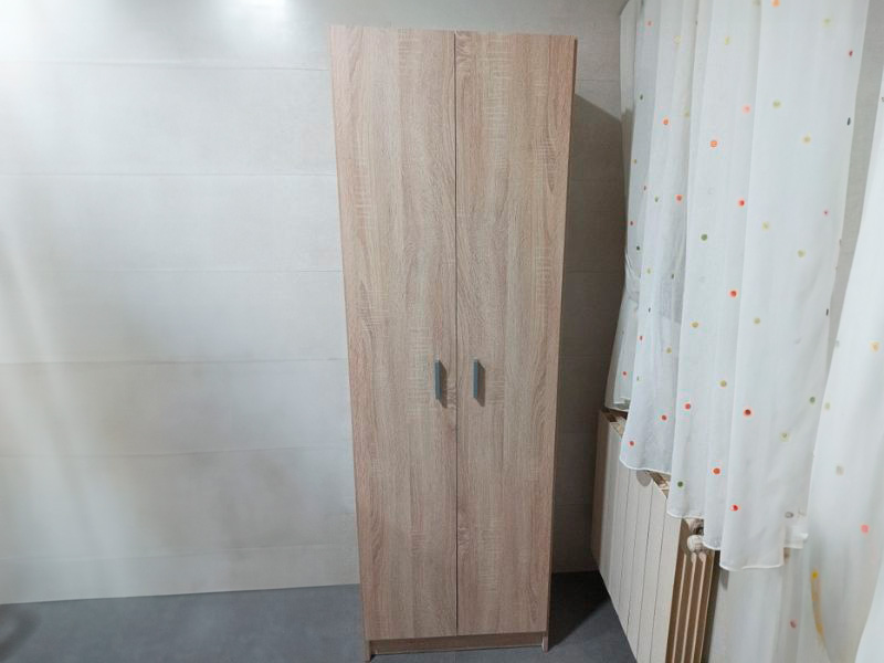Foto de cliente de Mueble Zapatero Recibidor Armario Auxiliar 2 P Color Roble Canadian 59 cm