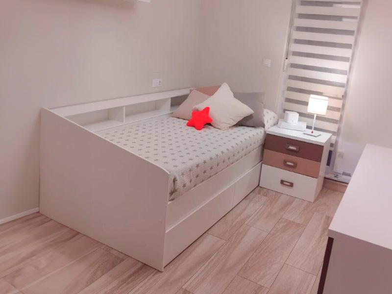 Foto de cliente de Cama Juvenil Style Color Blanco Juvenil 90x190/200 cm