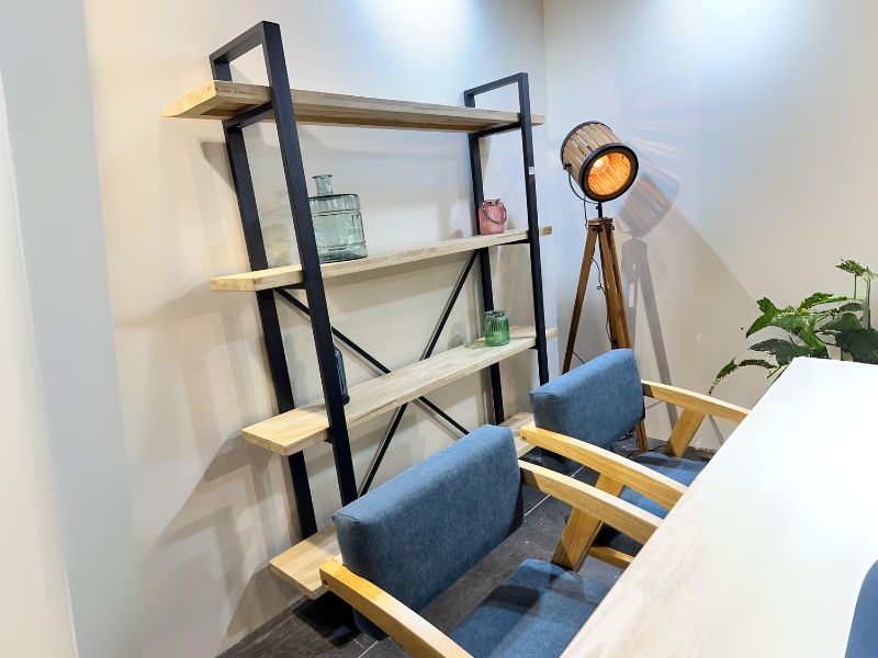 Foto de cliente de Estanteria Plank 4 madera roble nordish salvaje industrial 150x180x35 cm