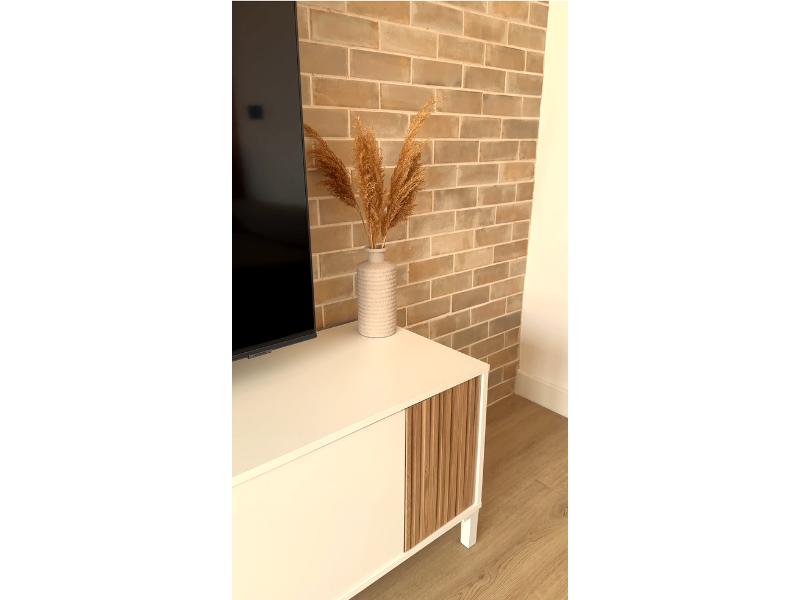 Foto de cliente de Mueble De Salón Ethna En Color Blanco Artik Y Natur 200 cm