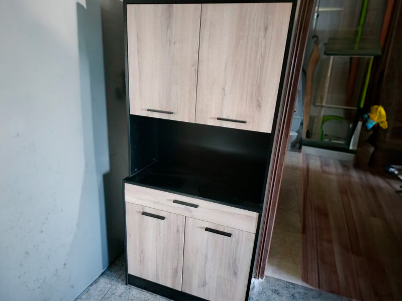 Foto de cliente de Mueble buffet Napoli roble Kronberg y negro mate 84x177 cm