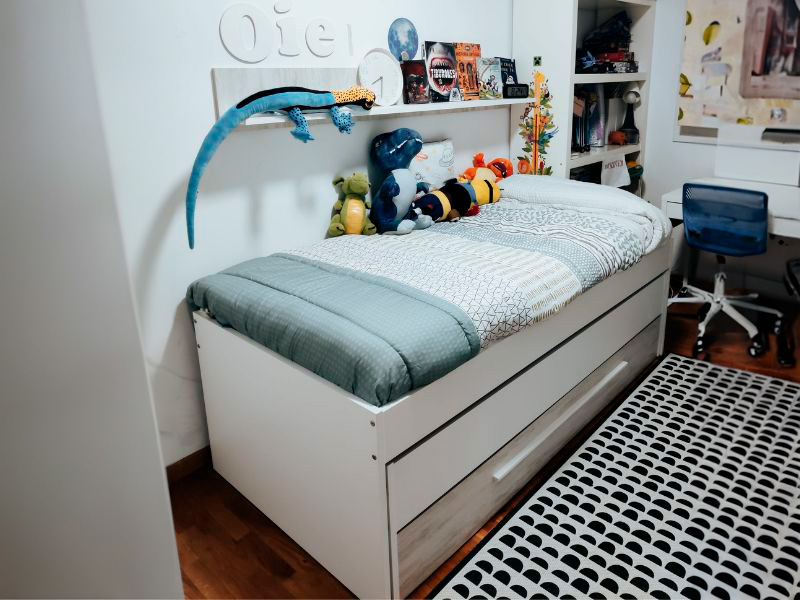 Foto de cliente de Habitación Juvenil Moderna Conjunto de Muebles Elliot con Somieres