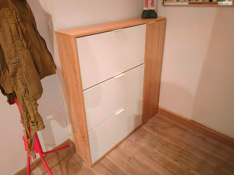 Foto de cliente de Mueble Zapatero Recibidor Pasillo 4 Puertas Class 106 cm