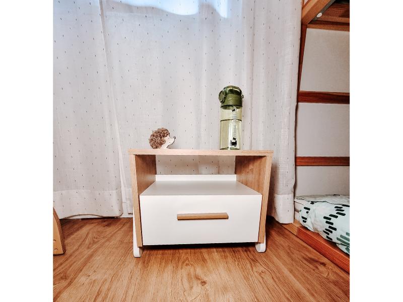 Foto de cliente de Pack de Muebles Dormitorio Juvenil Lodge en Roble Hamilton y Blanco Mate