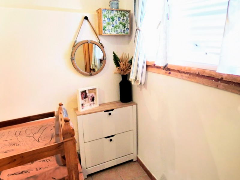 Foto de cliente de Mueble Zapatero Recibidor 2 Trampones Pasillo Tivoli Blanco Mate 74 cm