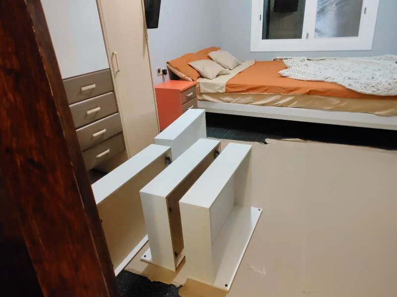 Foto de cliente de Cama de Matrimonio 4 Cajones Blanco Artik 150x190
