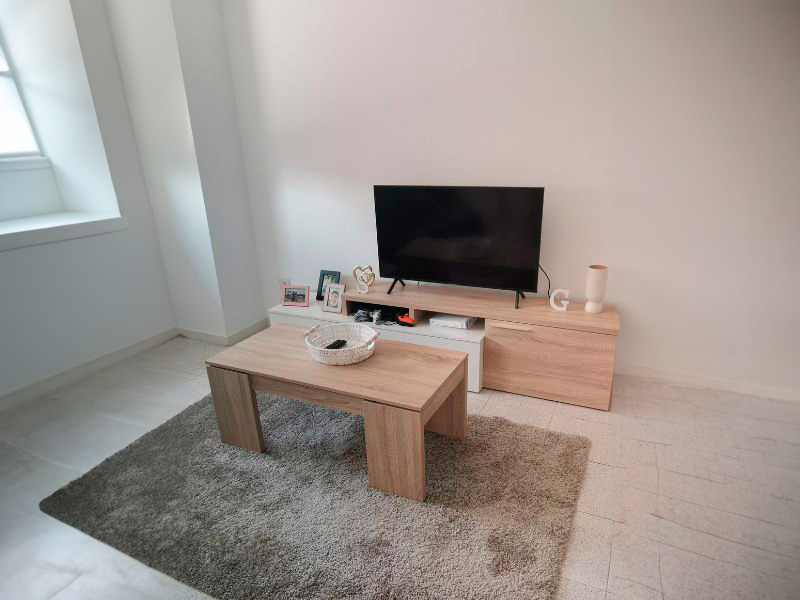Foto de cliente de Pack salón completo Nexus color Roble Canadian y Blanco Brillo