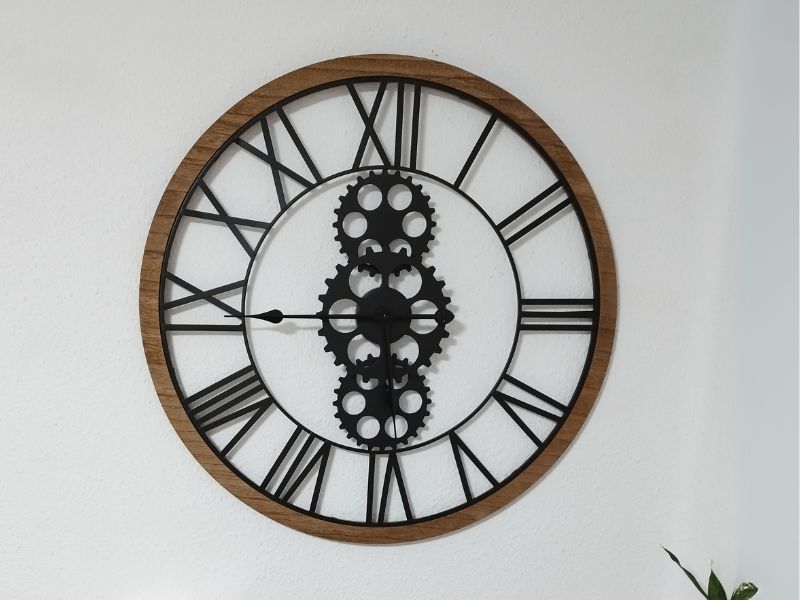 Foto de cliente de Reloj de pared Maelo Color Negro 70 cm