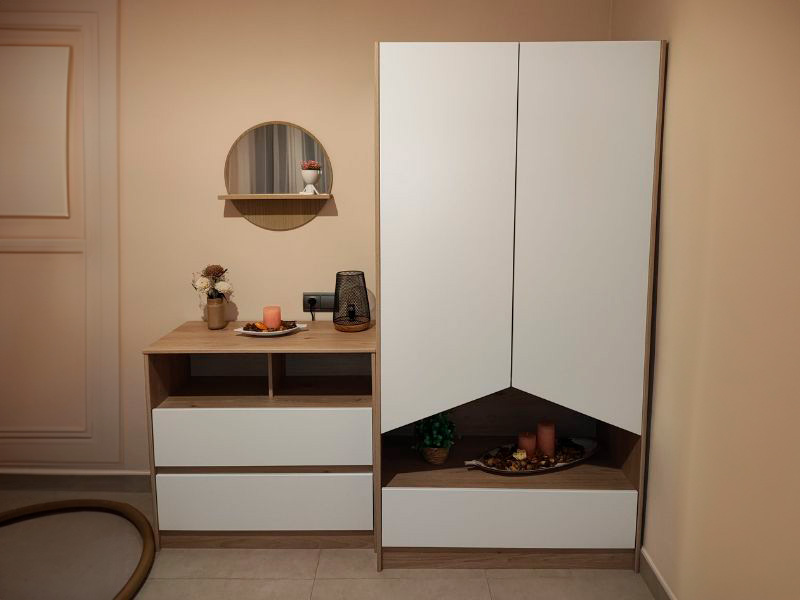 Foto de cliente de Cómoda Juvenil Infantil Cambiador Child Roble Jackson y Blanco 84x78 cm