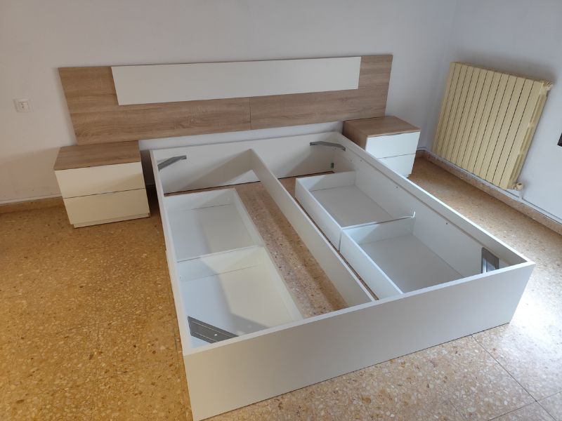 Foto de cliente de Cama de Matrimonio 4 Cajones Blanco Artik 150x190