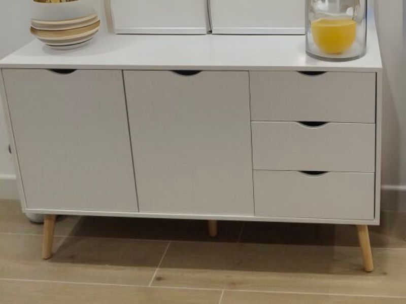 Foto de cliente de Aparador Salón Fiano estilo Nórdico en color blanco 120 cm