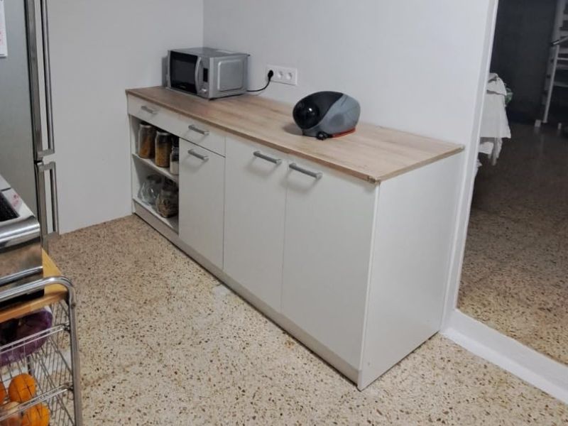Foto de cliente de Módulo Inferior Cocina Cooking Blanco Mate 85x180x60 cm