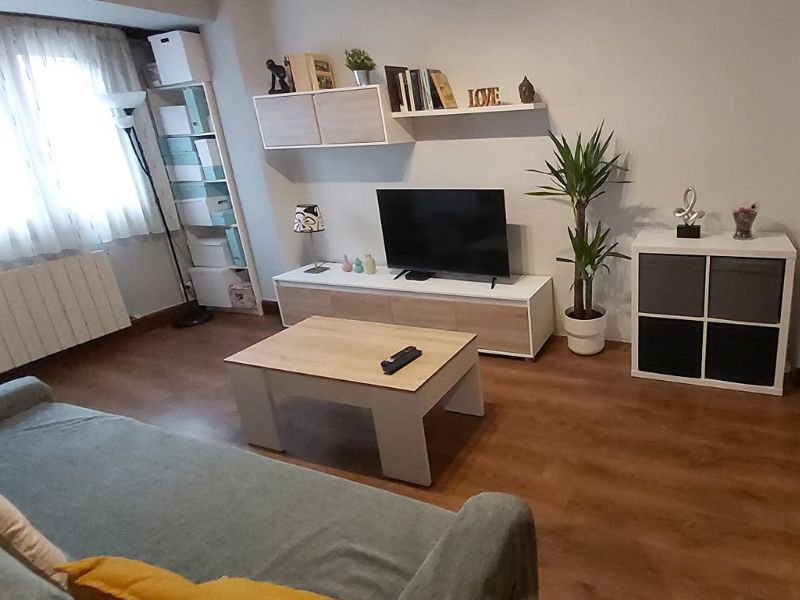 Foto de cliente de Pack de muebles de salón nórdicos blanco y roble