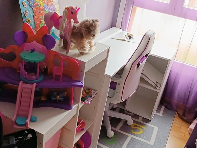Foto de cliente de Escritorio Moderno Multi Posiciones Color Blanco Artik 120 cm