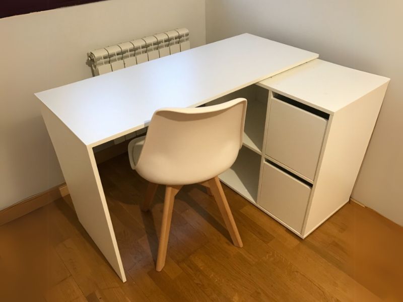 Foto de cliente de Silla Nordic blanca diseño nórdico