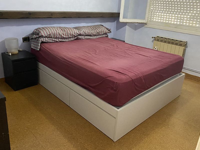 Foto de cliente de Cama de Matrimonio 4 Cajones Blanco Artik 150x190