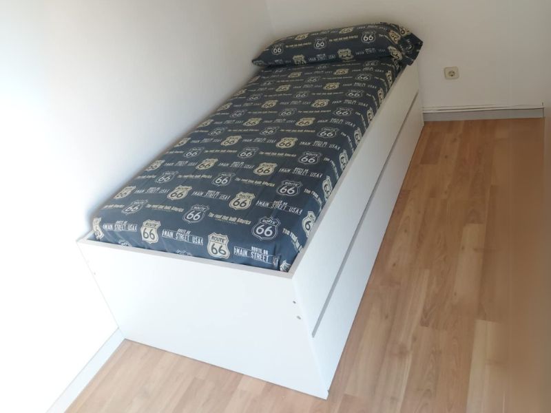 Foto de cliente de Cama Nido Tibet Dormitorio Juvenil Color Blanco Mate 90x190 cm