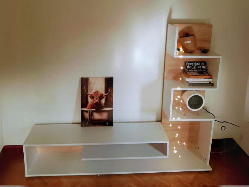 Foto de cliente de Mueble de Salón Comedor Snake Roble Sonoma Nymphaea Alba 160 cm