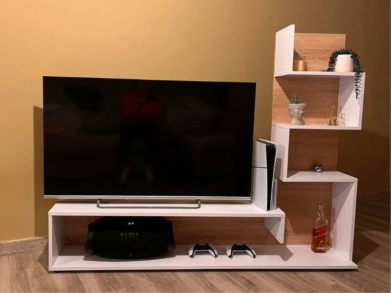 Foto de cliente de Mueble de Salón Comedor Snake Roble Sonoma Nymphaea Alba 160 cm