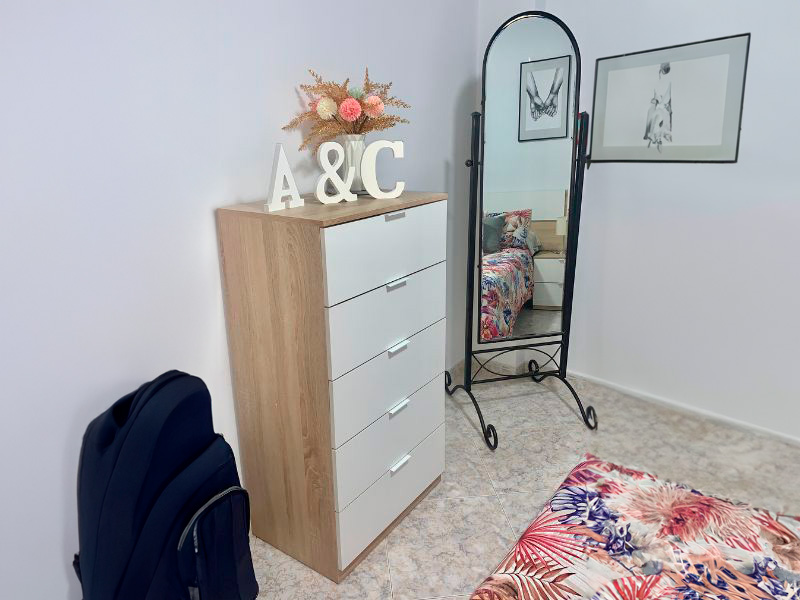Foto de cliente de Sinfonier Blanco Roble 5 Cajones Luca 60x110 cm