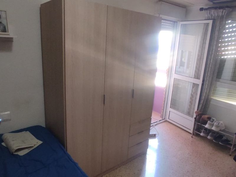 Foto de cliente de Armario 3 puertas 3 cajones roble 121x180 cm