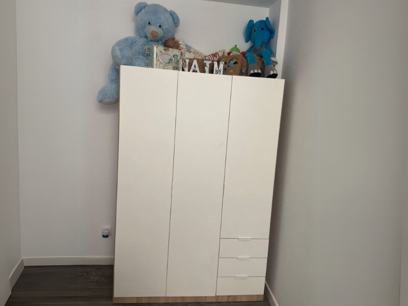 Foto de cliente de Habitación Juvenil Moderna Pack Muebles Color Blanco Artik y Roble Canadian