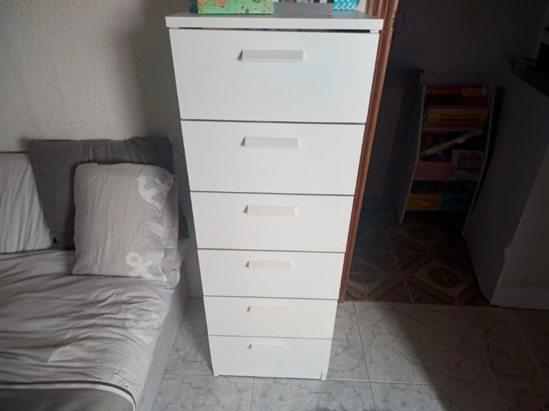 Foto de cliente de Sinfonier Blanco 6 Cajones Tibet 40x110 cm