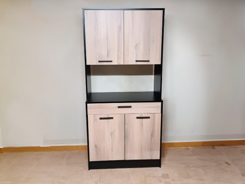 Foto de cliente de Mueble buffet Napoli roble Kronberg y negro mate 84x177 cm