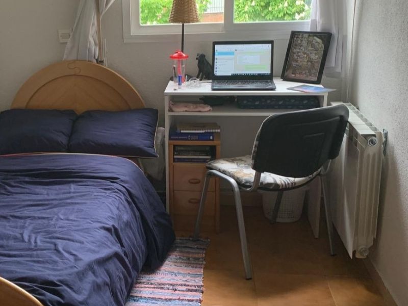 Foto de cliente de Mesa escritorio juvenil blanco alpes 79 cm