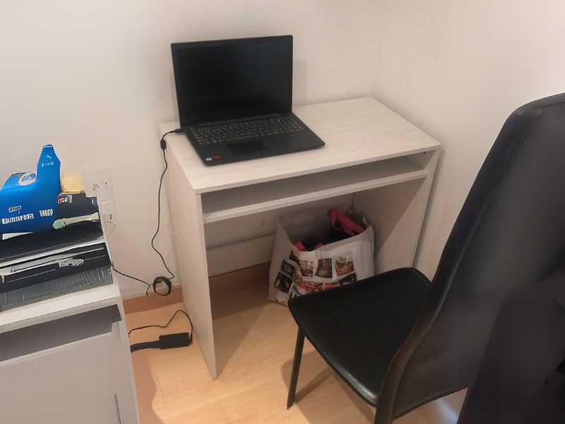 Foto de cliente de Mesa escritorio juvenil blanco alpes 79 cm