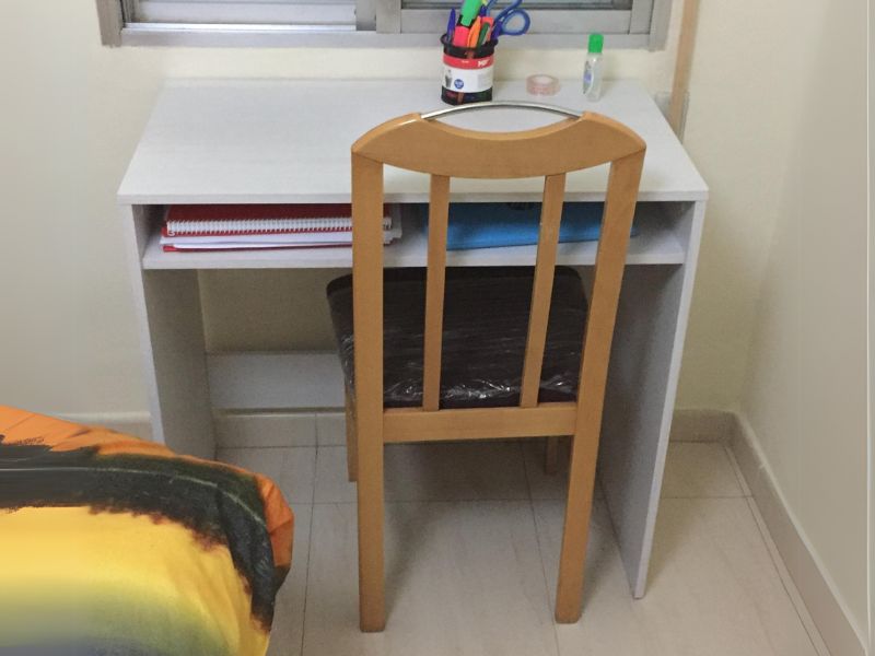 Foto de cliente de Mesa escritorio juvenil blanco alpes 79 cm