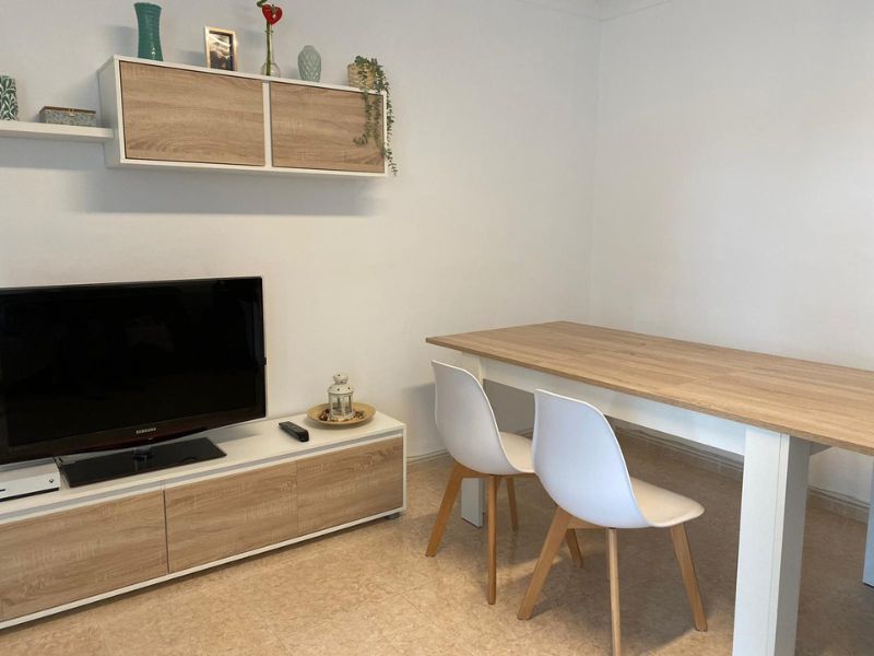 Foto de cliente de Pack de muebles de salón nórdicos blanco y roble