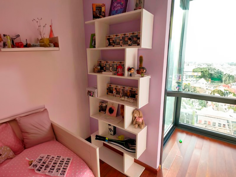 Foto de cliente de Estanteria Athena alta blanco brillo 80x192x24 cm