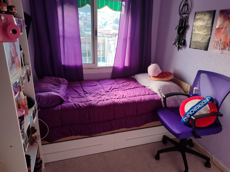 Foto de cliente de Cama Juvenil Noa Cabecero y Cajones Color Roble Nodi y Blanco Artik 90x190 cm