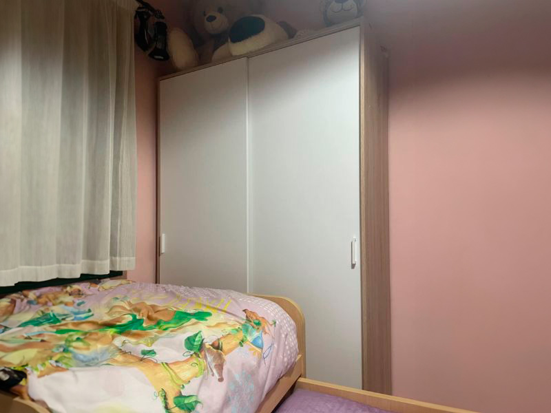 Foto de cliente de Armario con 2 Puertas Correderas Max Color Blanco y Roble 120x200 cm