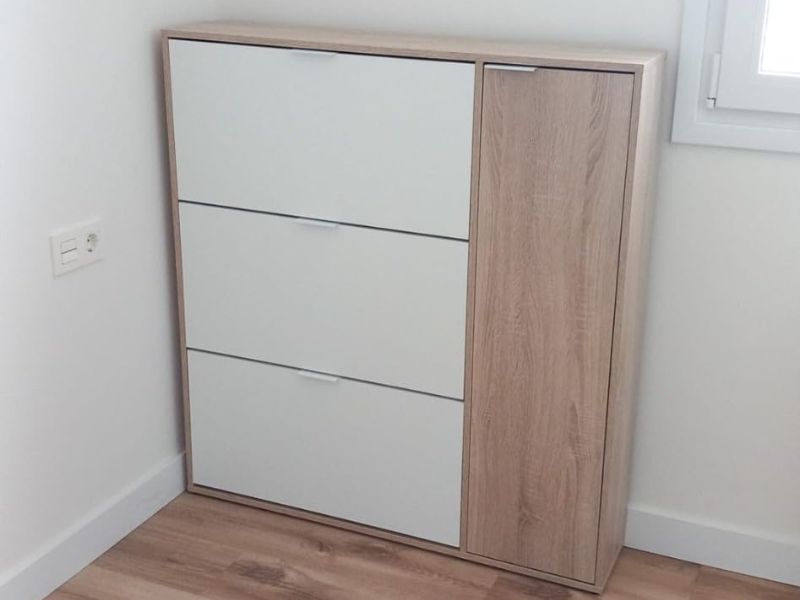 Foto de cliente de Mueble Zapatero Recibidor Pasillo 4 Puertas Class 106 cm