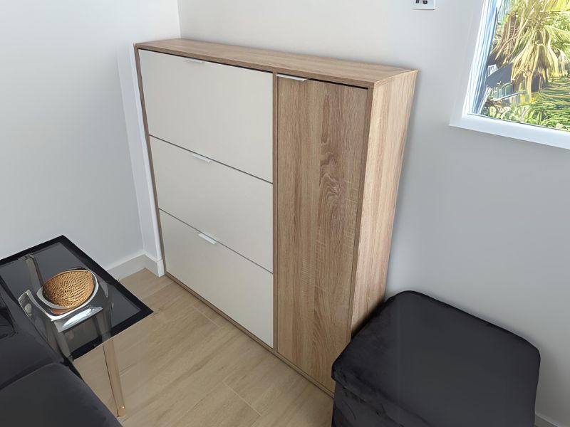Foto de cliente de Mueble Zapatero Recibidor Pasillo 4 Puertas Class 106 cm