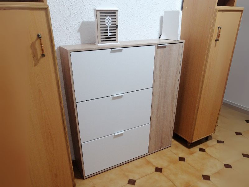 Foto de cliente de Mueble Zapatero Recibidor Pasillo 4 Puertas Class 106 cm