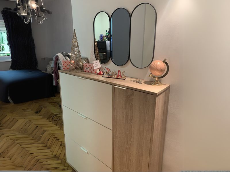 Foto de cliente de Mueble Zapatero Recibidor Pasillo 4 Puertas Class 106 cm